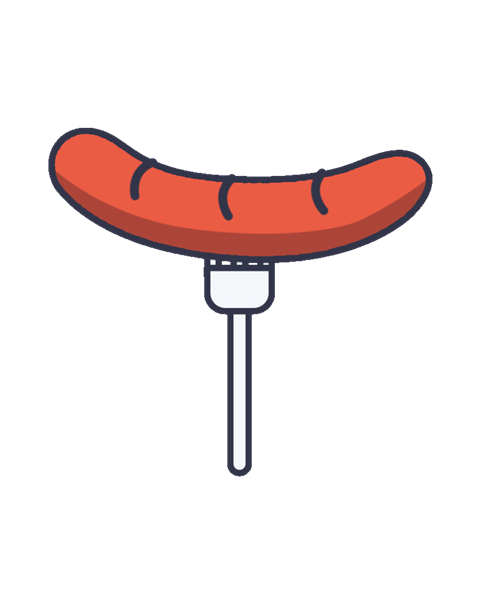 Saucisse grillée